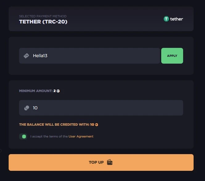 How to Redeem a GGDrop Promo Code step 3